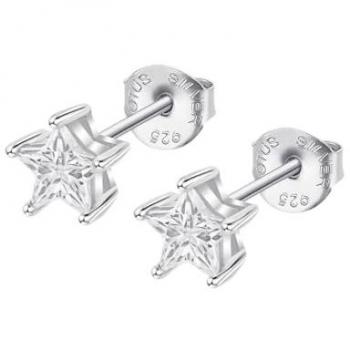 Pendiente Lotus Silver Brillante en Plata