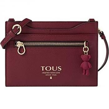 TOUS Tarjetero Colgante Pop Burdeos