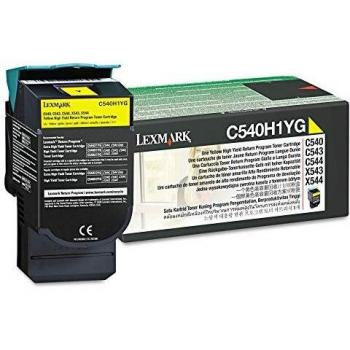 Lexmark C540H1YG Yellow Toner Cartridge 2000 Pages Original
