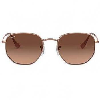 Ray-Ban 0RB3548N Gafas de Sol Hexagonales, Cobre, 47 Unisex