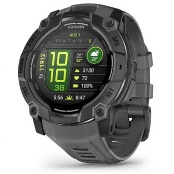 Reloj Garmin Instinct 3 AMOLED 50 mm Verde Agua con Correa Gris