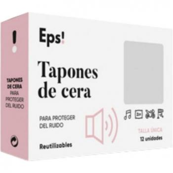 Tapones de Oídos de Cera EPS! 12 Unidades