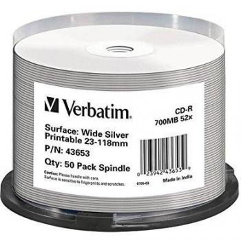 Verbatim 43653 CD vergine CD-R 700 MB 50 pezzi