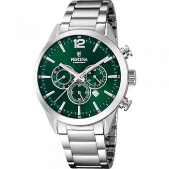 Festina F20343B Verde – Reloj de Hombre con Cronógrafo