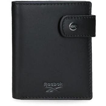 Reebok Cartera Switch vertical con cierre de click negro