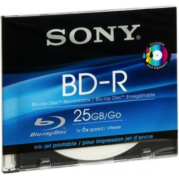 Sony BD-R 25GB BNR25IPSL Printable Blu-ray registrabile (BD-R)