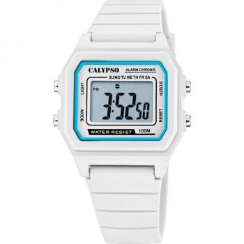 Reloj Calypso Digital K5805/1 Correa de Caucho, Hombre