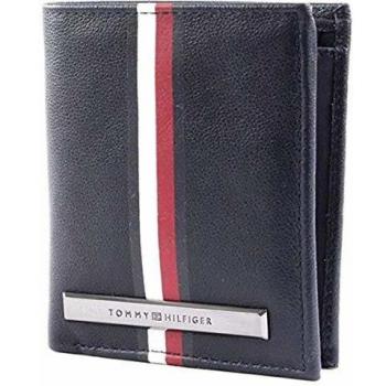 CORP PLAQUE STRIPE NS TRIFOLD Hombre Monedero Azul