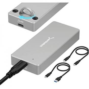 Sabrent Case USB 3.2 Tool-Free Waterproof IP67 for SSD M.2 NVMe PCIe and SATA (EC-WPTF)