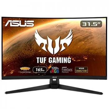 Asus Tuf Gaming Vg32Vq1Br Curved Gaming Monitor 31.5 Inch Wqhd, 2560 X 1440, 165 Hz (Above 144Hz), Nero, ‎9.58 X 27.94 X 19.96 Cm