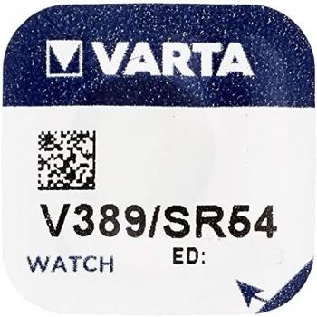 VARTA 10pcs Pilas de óxido Plata para Relojes V389 (SR54) SR1130W 1.55V