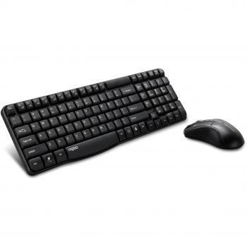 Rapoo X1800 Wireless Keyboard & Mouse Kit – Tastiera Impermeabile 2.4 GHz