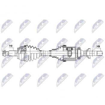 Veio de Transmissão NTY NPW-LR-050