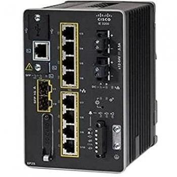 Cisco Catalyst IE3200 Switch Gestito L2 8 x 10/100/1000 (PoE+) + 2 x Gigabit SFP PoE+ (240 W) Montabile su Rail DIN