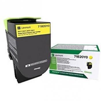 Toner return program Lexmark CS317 CS417 CS517 CX317 CX417 CX517 Originale 71B20Y0 Giallo 2300 pagine