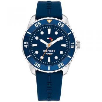 Tommy Hilfiger Reloj Infantil de Acero y Malla Azul