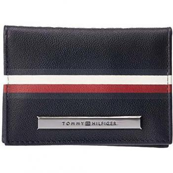 CORP PLAQUE STRIPE BIFOLD Hombre Monedero Azul