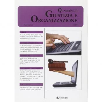 Quaderni di giustizia e organizzazione (2008) (Vol. 4)
