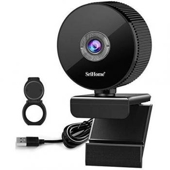 SriHome Webcam Full HD 1080P con Microfono Stereo