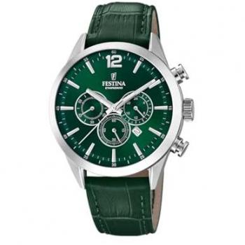 Festina Verde Hombre – Reloj de Cronógrafo
