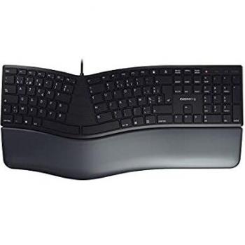 Cherry KC 4500 Ergo Tastiera Ergonomica Nera