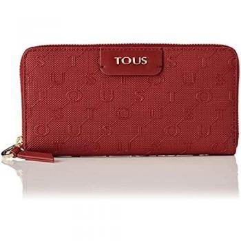 TOUS BURDEOS, BILLETERA M. SCRIPT DAY Mujer, mediana