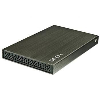 Astuccio USB 2.0 Lindy 42673 per SATA 2,5” Nero