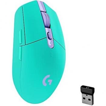 Logitech G305 Lightspeed Wireless Gaming Mouse, HERO Sensor, 12000 DPI, Ultra-Light Design, 6 Programmable Buttons, 250 Hour Battery Life, Onboard Memory, Compatible with PC/Mac, Green