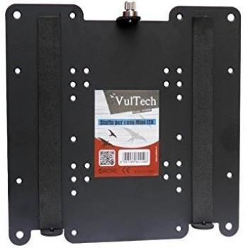 VulTech ST Staffa, Supporto da Monitor/TV per Mini Case Vesa, 75x75 mm, Nero