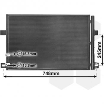 Condensador de Ar Condicionado VAN WEZEL 58005369