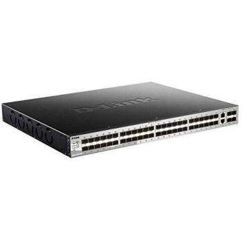 D-Link Switch di rete DGS-3130-54S Gestito L3 10G Ethernet (100/1000/10000) Nero, Grigio
