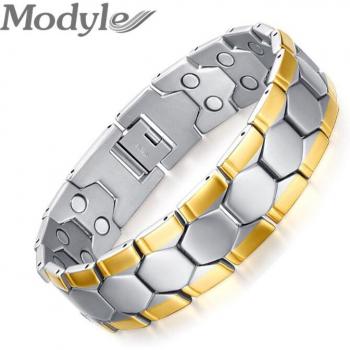 Pulsera Dorada Modyle Equilibrio Masculino