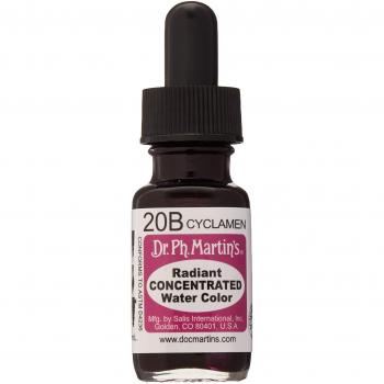 Dr. Ph. Martin's Radiant Concentrated Water Color, 0.5 oz, Cyclamen (20B)