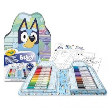 Maletín de Colores Crayola 45 Piezas Bluey