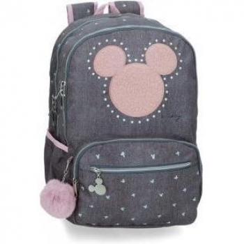 Mochila escolar Mickey Mouse Studs antracita