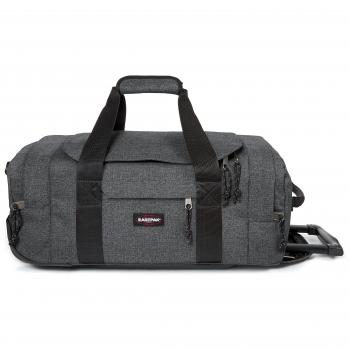 Eastpak Leatherface S Equipaje de ruedas, 55 cm, 38 L, Gris (Black Denim)