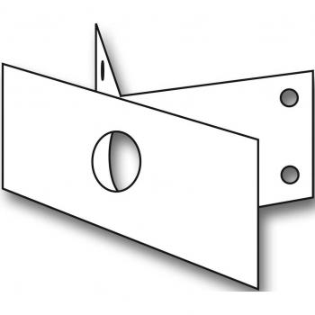 Supporto angolare Steinel EWH‑03 in acciaio inox nero