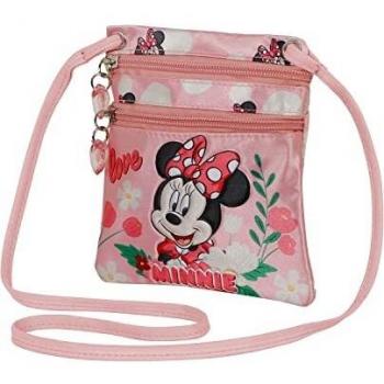 Bolso Vertical Karactermania Minnie Mouse Jardín Rosa