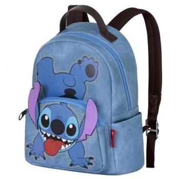 Mochila Lilo y Stitch “Updown” Azul 29 cm