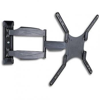Techly 308862 Ultra Slim Wall Mount for TV LED LCD 23-55 Full Motion Black Black