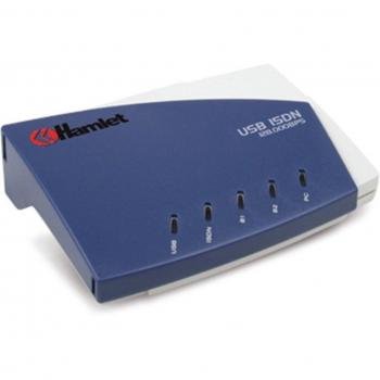 Hamlet Terminale ISDN USB HTAUSC-RVS-COM Basic incluso