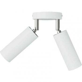 Lámpara Dual Creative Cables con Pantalla Tub-E14 y Rosetón Redondo