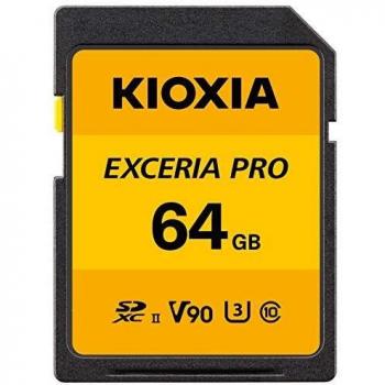 KIOXIA Sd Exceria Pro Npr1 Uhs-ii 64gb-giallo