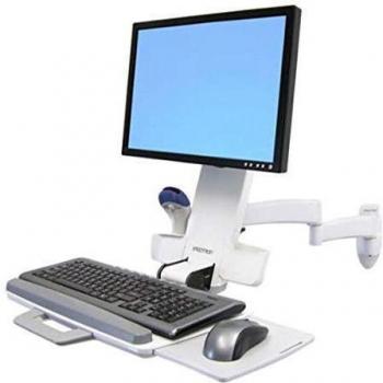 Ergotron 200 Series Combo ARM White Wall Mount