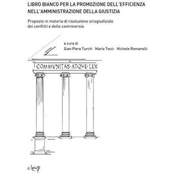 Libro bianco per la promozione dell'efficienza nell'amministrazione della giustizia. Proposte in materia di risoluzione stragiudiziale dei conflitti...
