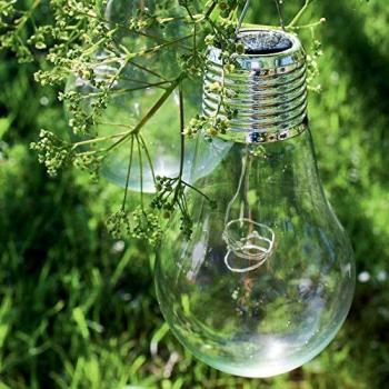 Ampoule solaire verre décorative X2 WATT&HOME 401192