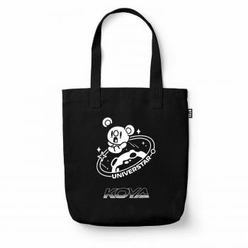 Bolso de tela Koya BT21 Erik negro y blanco