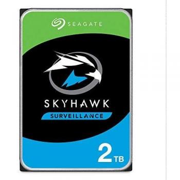 Seagate SkyHawk, 2 TB, Hard Disk Interno per Applicazioni di Sorveglianza, Unità SATA 6 GBit/s, 3.5, Cache 64 MB per Sistemi con Videocamere DVR e NVR, 3 Anni di Servizi Rescue