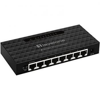 LevelOne Switch 8 porte 10/100/1000 GEU-0821