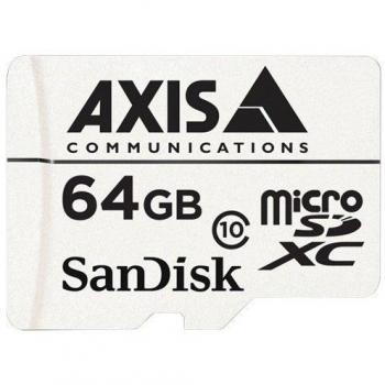 Axis Communications Surveillance Card 64 GB 64GB MicroSDHC Class 10 Memory Card for Security Cameras and DVRs